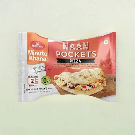 Haldiram's Naan Pockets Pizza Minute Khana